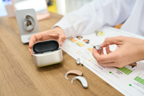 Medical hearing aids and audiology devices representing FSS Schedule 65 II A federal procurement of medical and audiology supplies