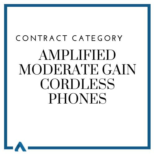 Amplified Moderate Gain Cordless Phones