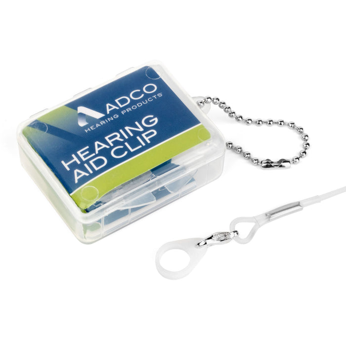 ADCO Brand Hearing Aid Clip - Clear