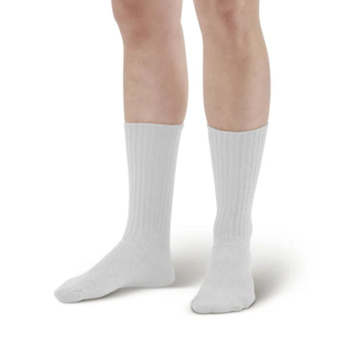 AW 190 E-Z Walker Plus Diabetic Crew Socks - 8-15 mmHg