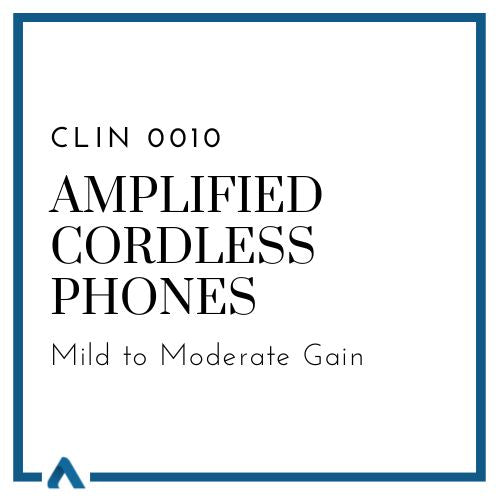 Amplified Moderate Gain Cordless Phones