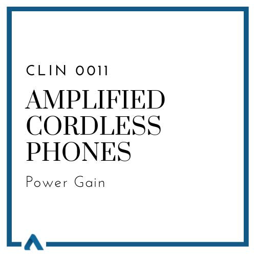 Amplified Power Gain Cordless Phones