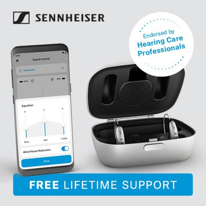 Sennheiser All-Day Clear Self-Fitting OTC Hearing Aids