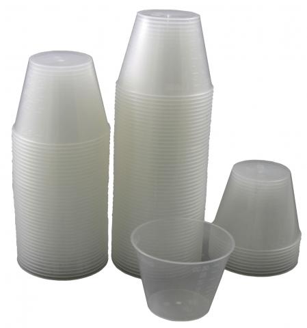Plastic Mixing Cups - 100/Pkg