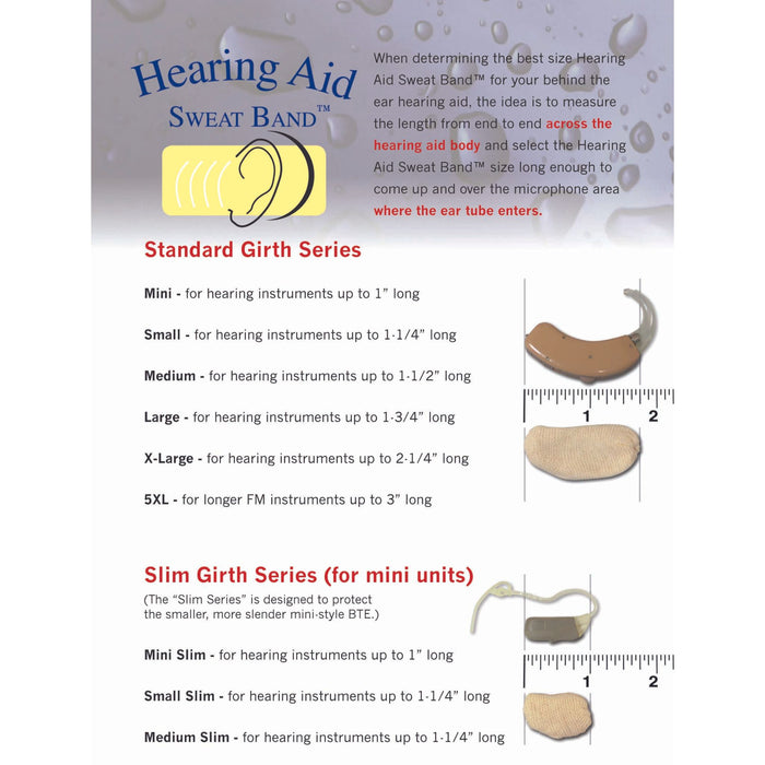 Hearing Aid Sweat Band - Mini