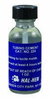 Hal-Hen 224 Tubing Cement, 1 oz Bottle 90.6g