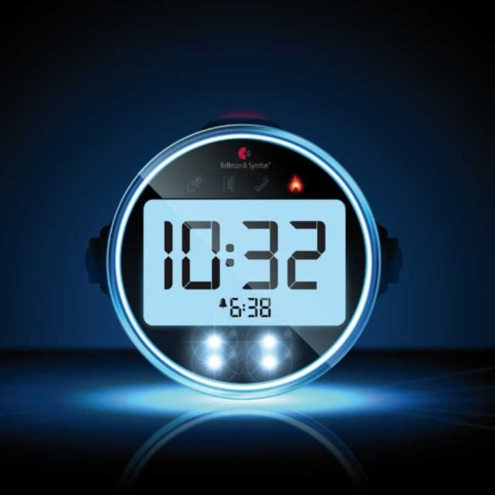 Bellman Visit Alarm Clock Receiver + Carbon Monoxide Detector Transmitter Bundle