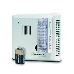 Gentex 7139CS-W Wall Mount Photoelectric Smoke Alarm with Visual Signaler
