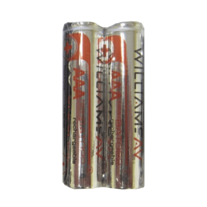 Two (2) 1.2-volt AAA rechargeable NiMH batteries